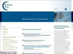 Sites similar to radiologie-recht.de