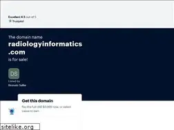 Sites similar to radiologyinformatics.com