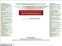 Sites similar to radiologymeetings.com