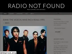 Sites similar to radionotfound.wordpress.com
