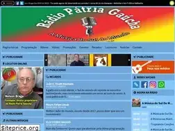 Sites similar to radiopatriagaucha.com.br