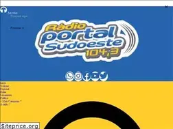 Sites similar to radioportalsudoeste.com.br