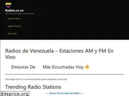 Sites similar to radios.co.ve