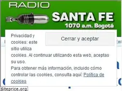 Sites similar to radiosantafe.com