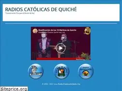 Sites similar to radioscatolicasdequiche.org