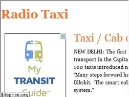 Sites similar to radiotaxi.in
