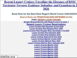 Sites similar to radisson-luxury-cruises.com