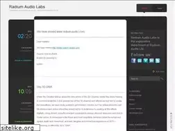 Sites similar to radiumaudiolabs.wordpress.com