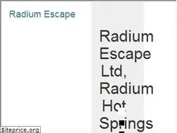 Sites similar to radiumescape.com