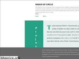 Sites similar to radiusofcircle.blogspot.com