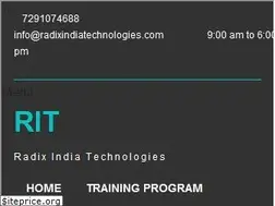 Sites similar to radixindiatechnologies.com