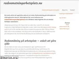 Sites similar to radonmatningarbetsplats.nu