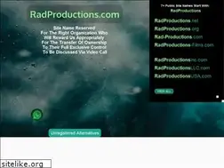 Sites similar to radproductions.com
