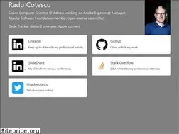 Sites similar to radu.cotescu.com