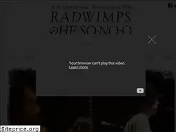 Sites similar to radwimpsnohesonoo.jp