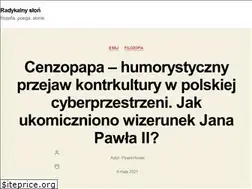 Sites similar to radykalnyslon.org