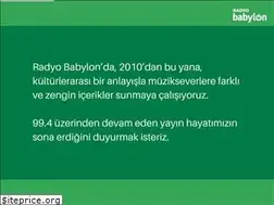 Sites similar to radyobabylon.com