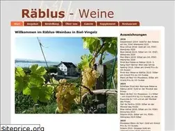 Sites similar to raeblus-weine.ch
