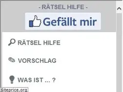 Sites similar to raetsel-hilfe.de