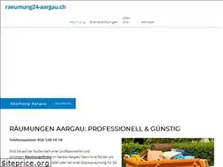 Sites similar to raeumung24-aargau.ch