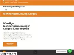 Sites similar to raeumung365-aargau.ch