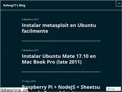Sites similar to rafavg77.wordpress.com