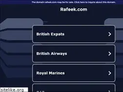 Sites similar to rafeek.com