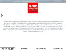 Sites similar to rafflestranslation.com.sg