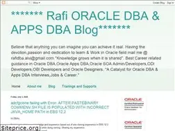 Sites similar to rafioracledba.blogspot.com