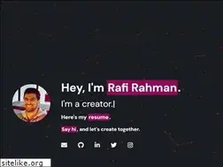 Sites similar to rafirahman.com