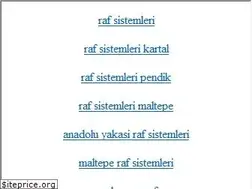 Sites similar to rafsistemler.com