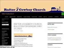 Sites similar to rafterjcowboychurch.org