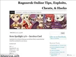 Sites similar to ragnarokcheats.wordpress.com