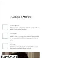 Sites similar to raheelfarooq.com