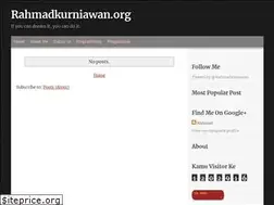 Sites similar to rahmadkurniawan.org
