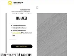 Sites similar to rahoittaja.fi