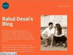 Sites similar to rahuldesai.com