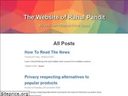 Sites similar to rahulpandit.com