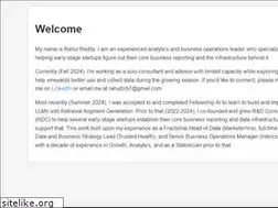 Sites similar to rahulreddy.com