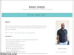 Sites similar to rahulsamuel.wordpress.com