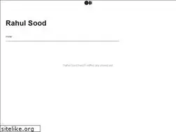 Sites similar to rahulsood.com