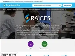 Sites similar to raices.mincyt.gov.ar