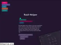 Sites similar to raid-helper.com