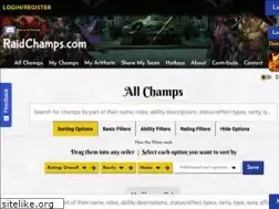 Sites similar to raidchamps.com