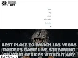 Sites similar to raidersgamelive.com