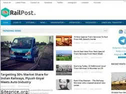 Sites similar to railpost.in