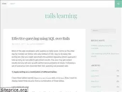 Sites similar to railslearning.wordpress.com