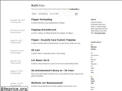 Sites similar to railstips.org