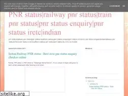 Sites similar to railwaypnrstatusirctc.blogspot.com
