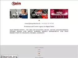 Sites similar to rain-productions.de